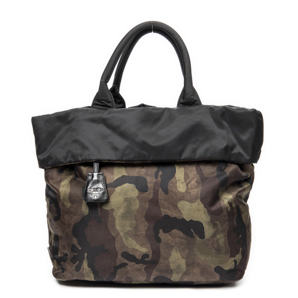 Prada Reversible Camouflage Tote - Picture 1 of 9